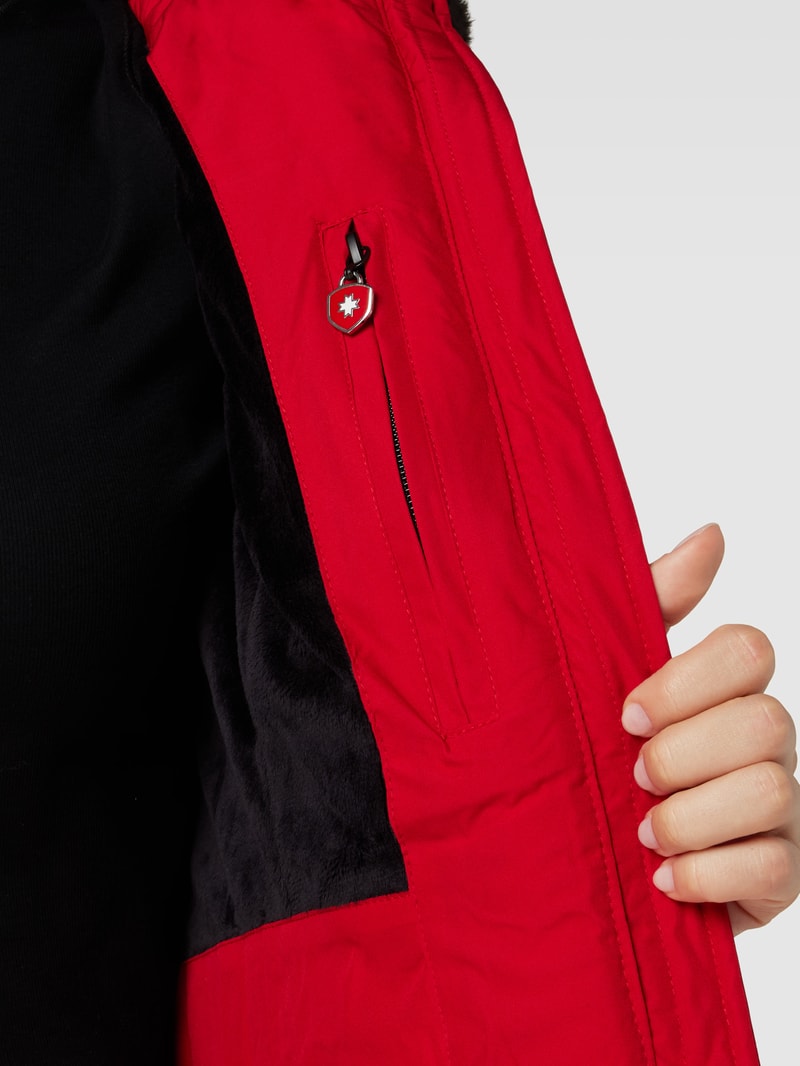 Funktionsjacke mit Zweiwege-Reißverschluss Modell 'Belvitesse' in rot
