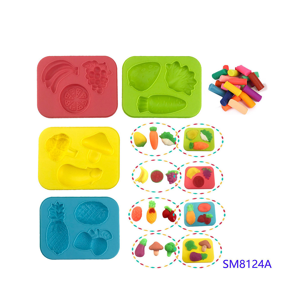 Tonformen-Set für Kinder Kinderspielzeug handgemachtes Tonspielzeug