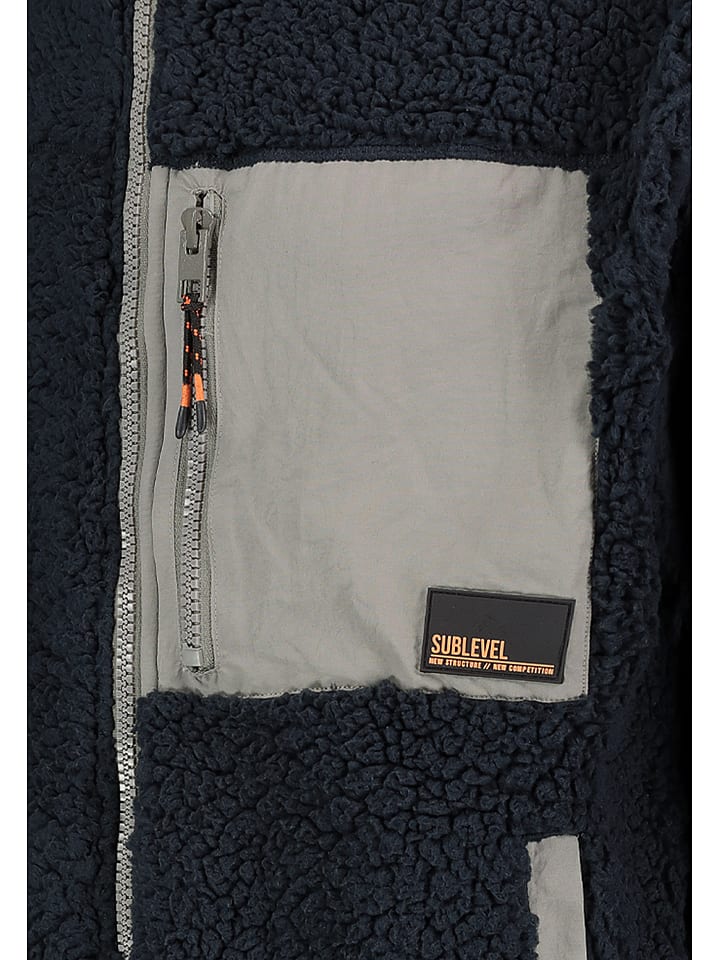Sublevel Fleecejacke in Dunkelblau günstig kaufen