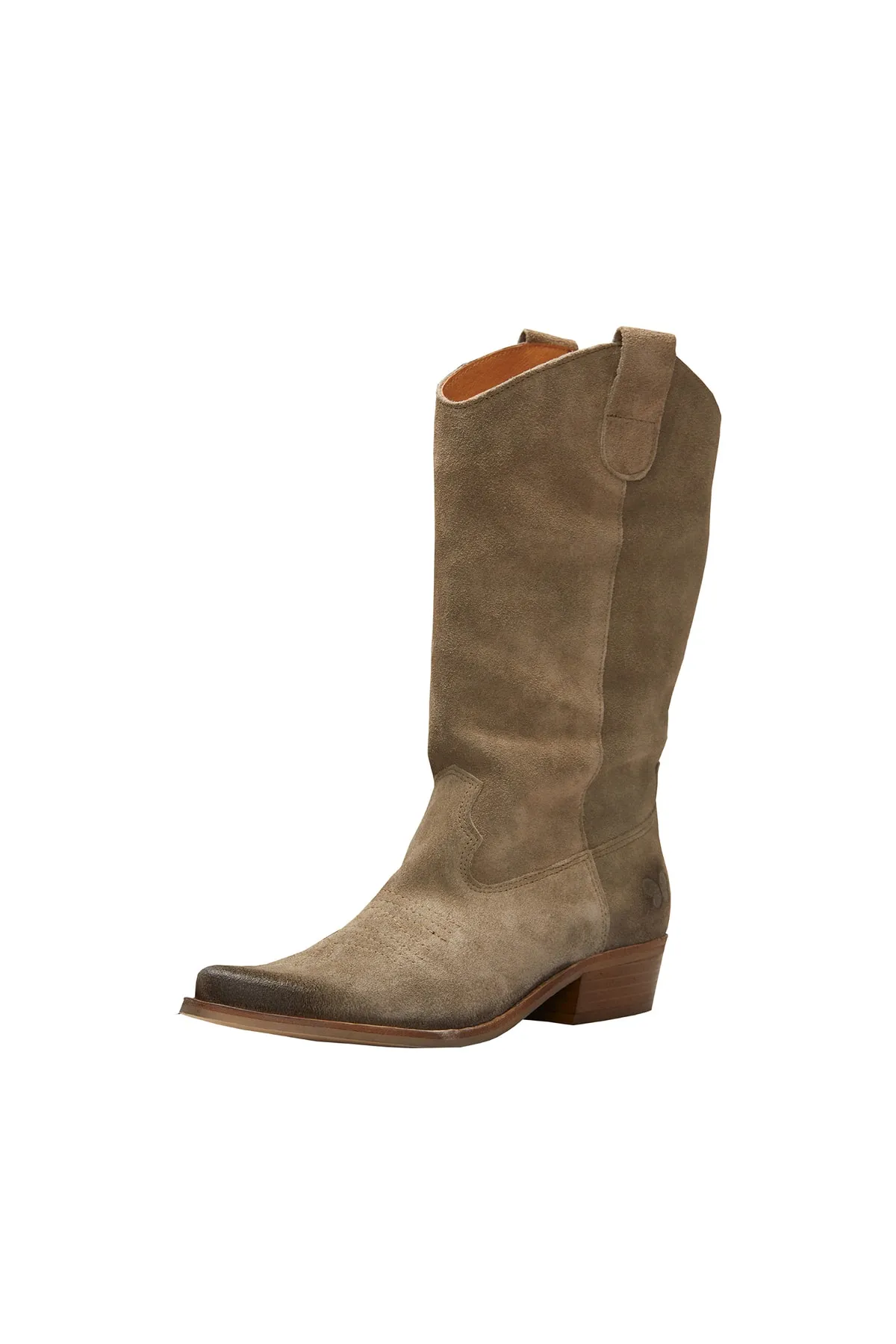 Felmini  Stiefelette - Grau - Blockabsatz