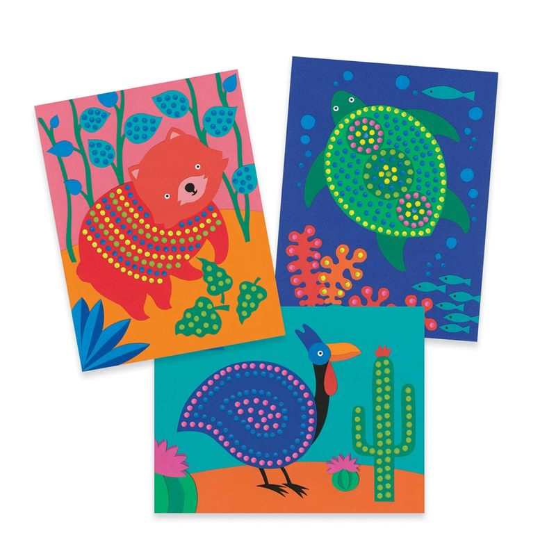 Coffret de peinture Pointillisme Peinture au bâton Djeco