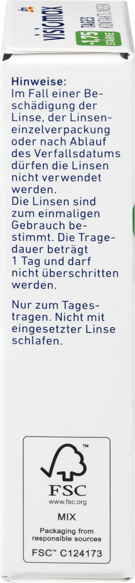 Tageslinse -1,75, 8 St