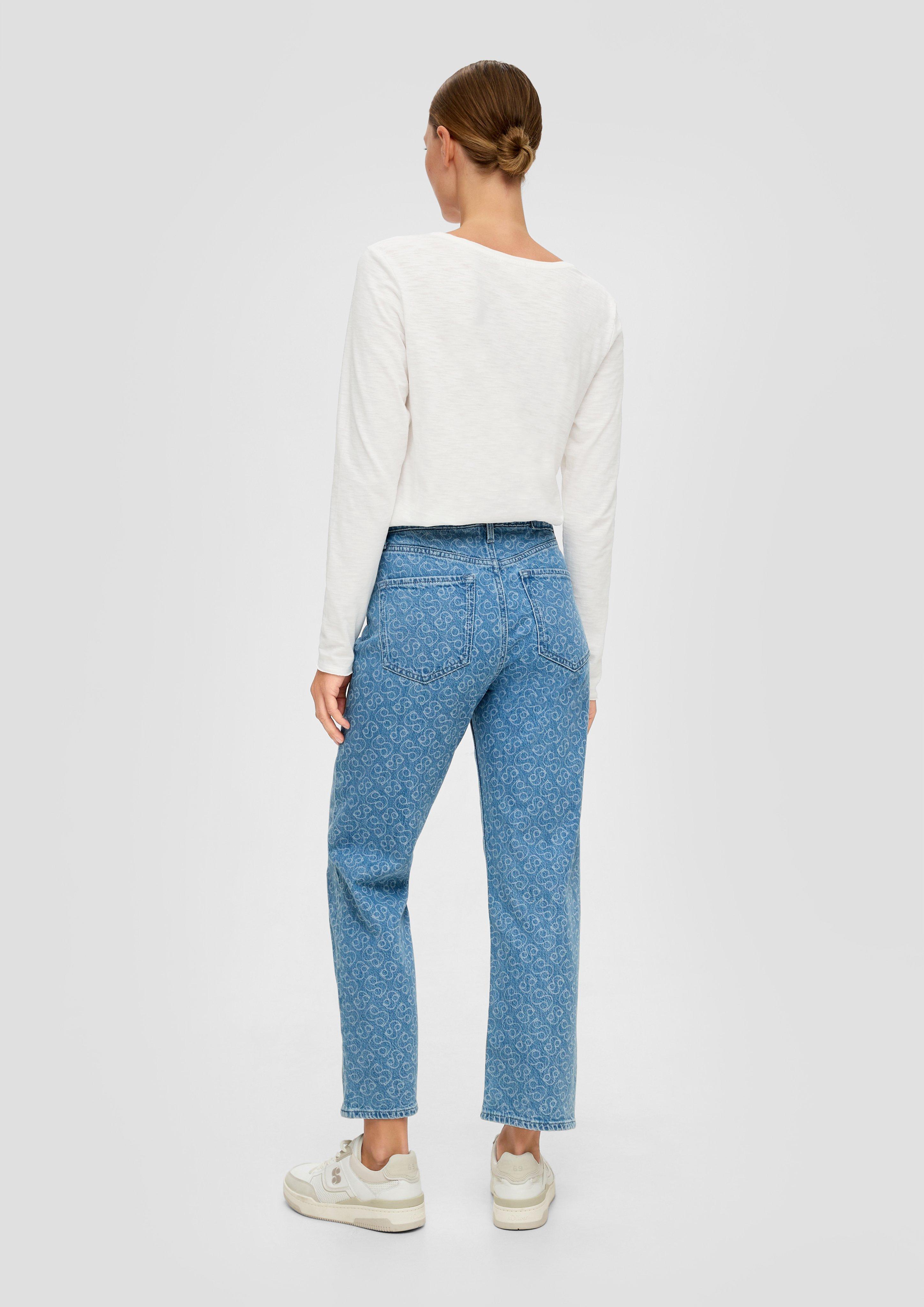 Gestreiftes Longsleeve mit Rollsaum  2135958-0210