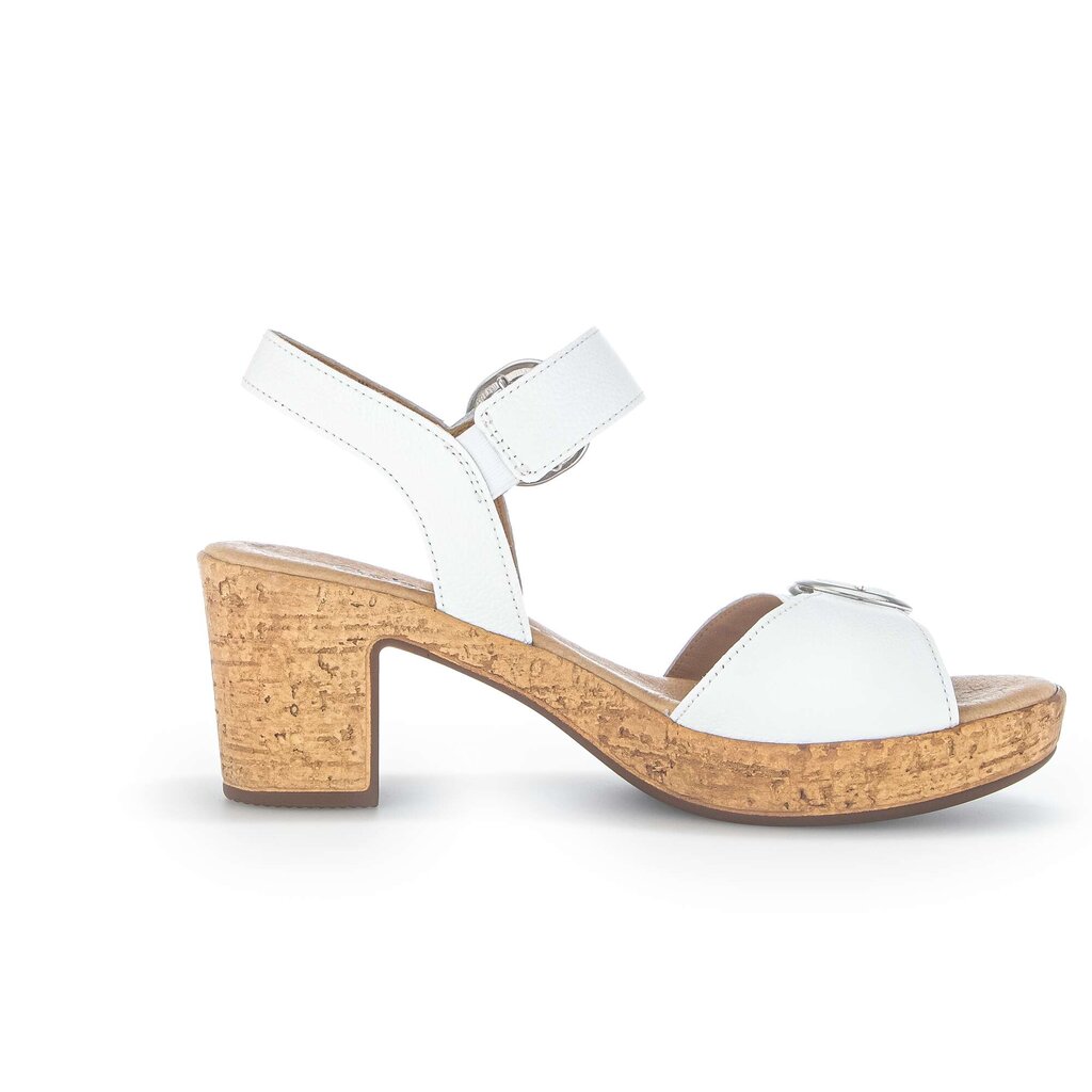Gabor fashion Plateau Sandale weiß