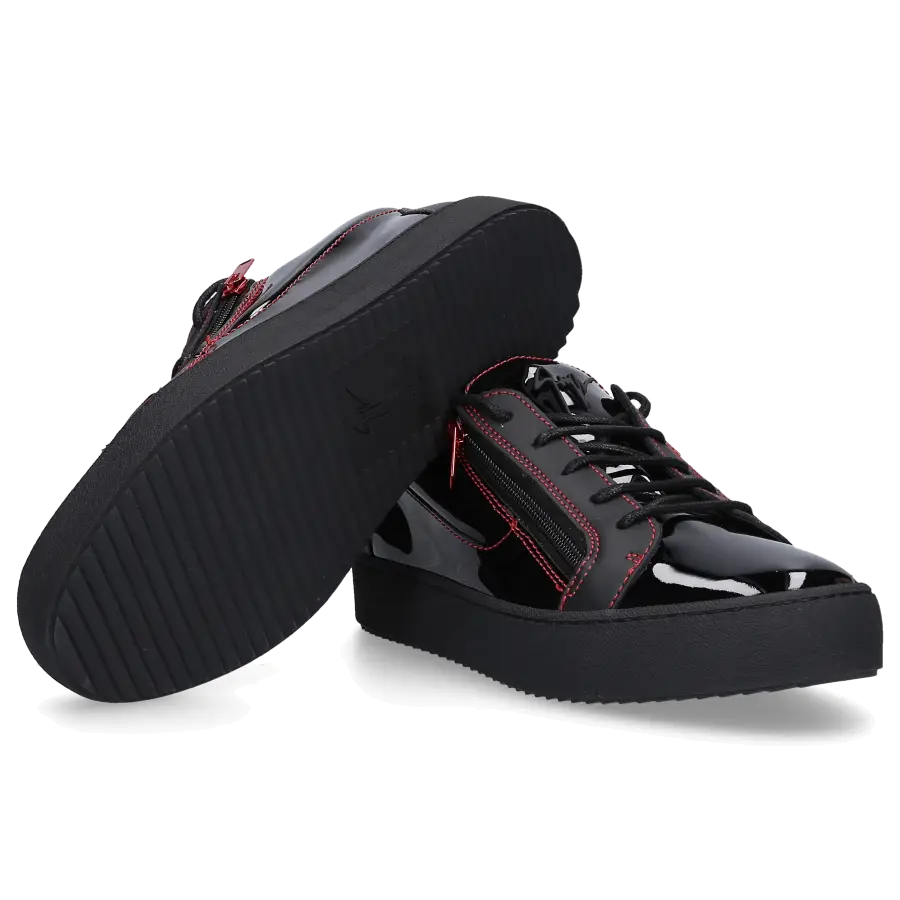 Giuseppe Zanotti - Sneaker low FRANKIE Lackleder - schwarz