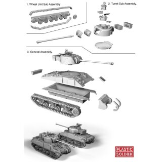 15mm WW2 Allied M4A4 and Firefly Sherman Tank (5)