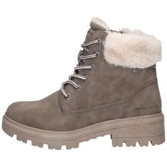 Tom Tailor Schnür Boots in grau