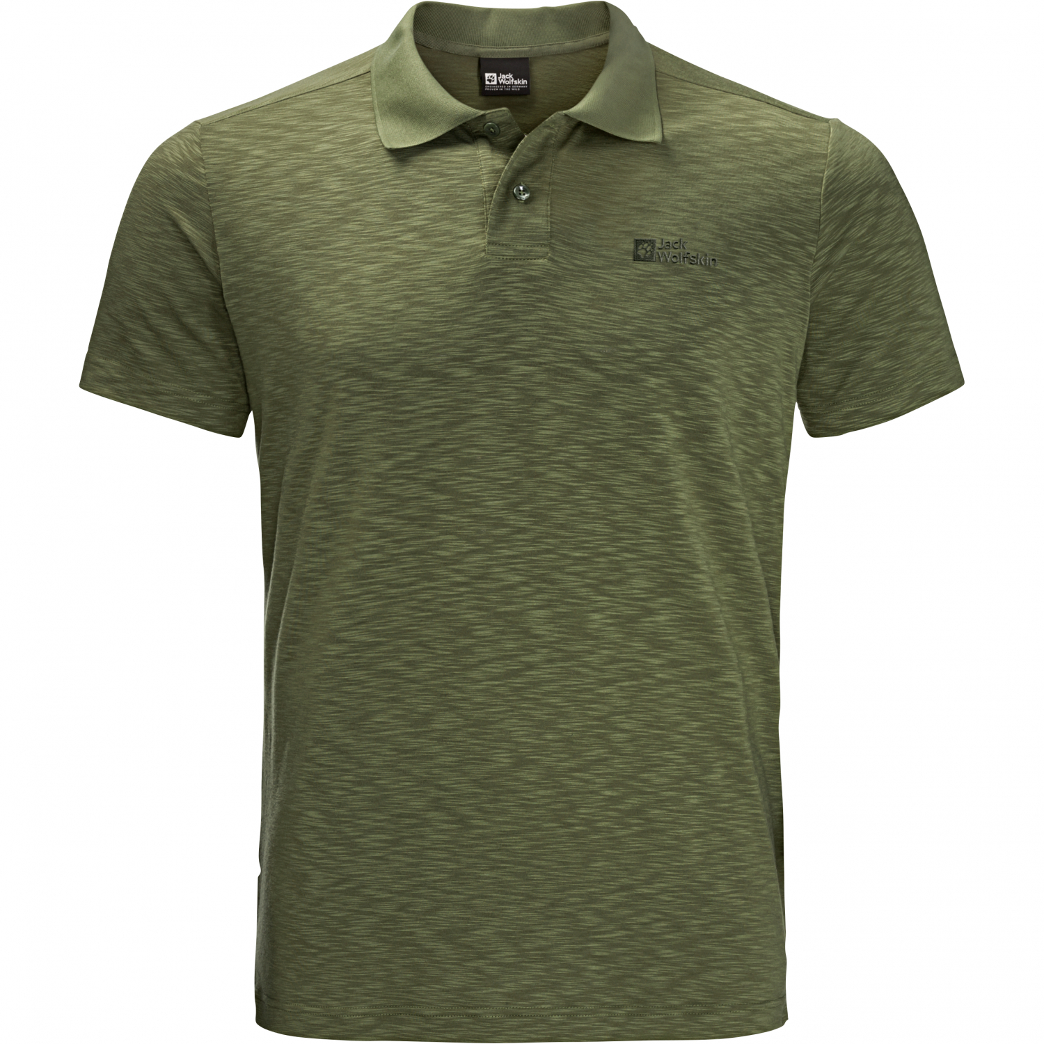 Jack Wolfskin Herren Poloshirt Travel (Greenwood)