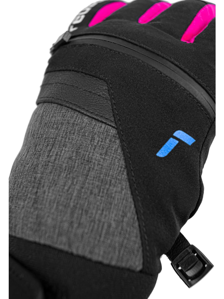 Reusch Fingerhandschuhe Travis GORE-TEX Junior in 7771 blck/blck melang/pink glo günstig kaufen