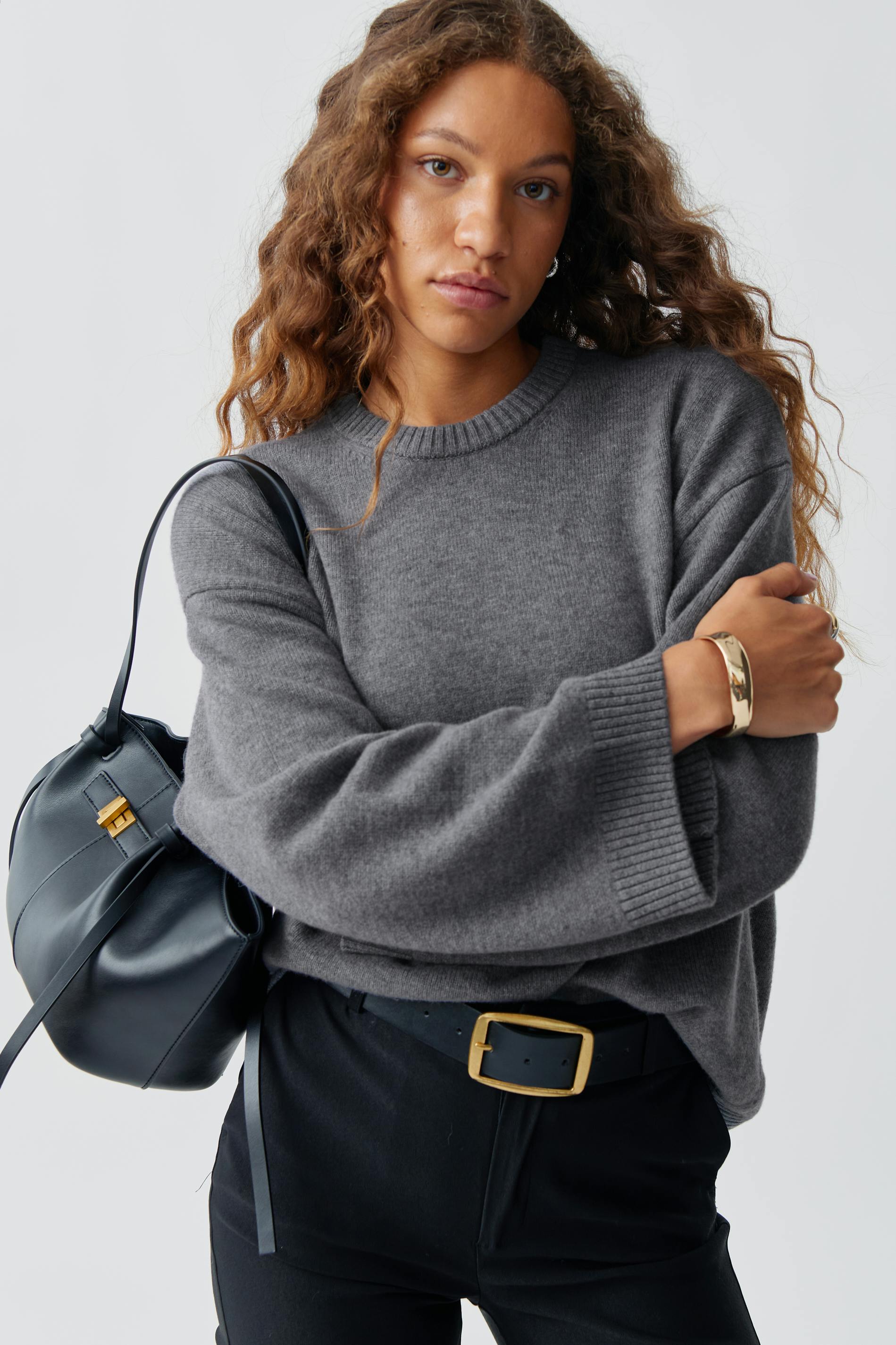 Merino wool knit sweater