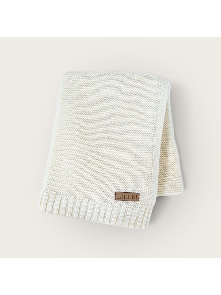 LILLBI Baby-Decke in Cremeweiß günstig kaufen onesize