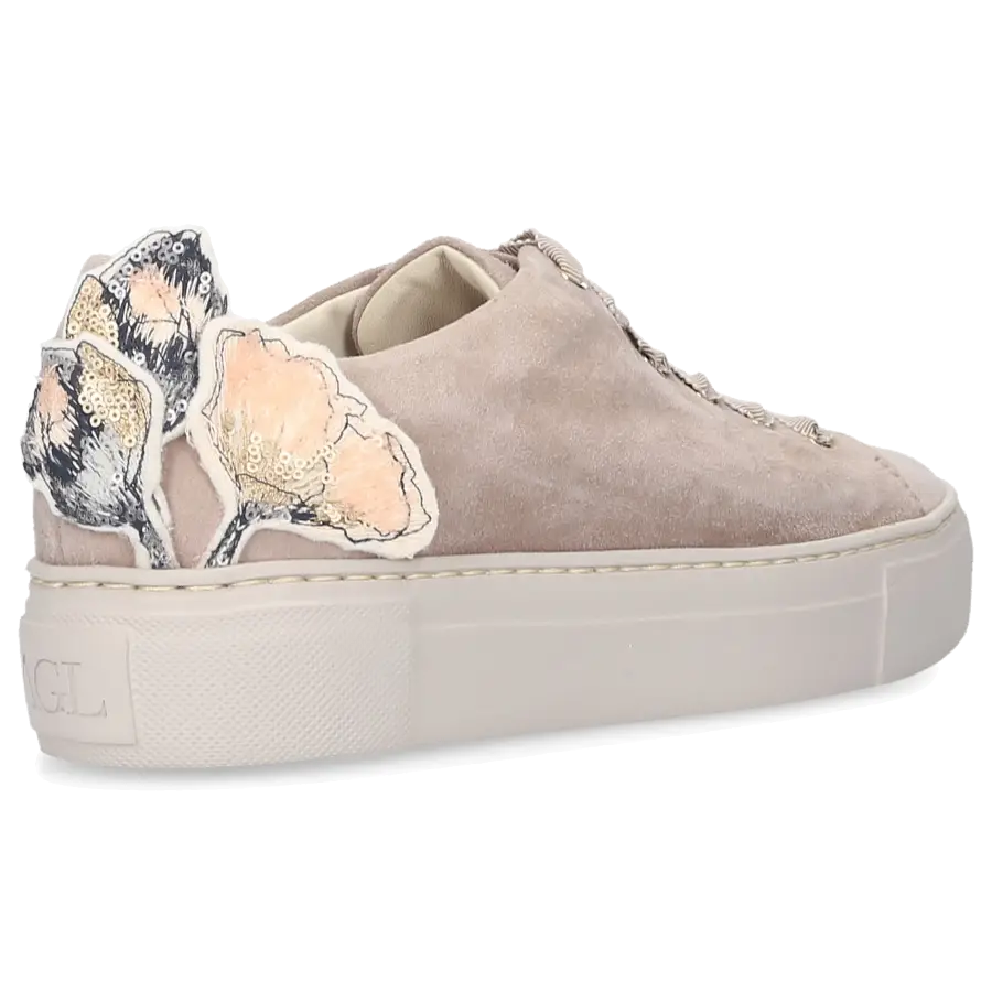 AGL Attilio Giusti Leombruni - Sneaker low D92509 Veloursleder - grau