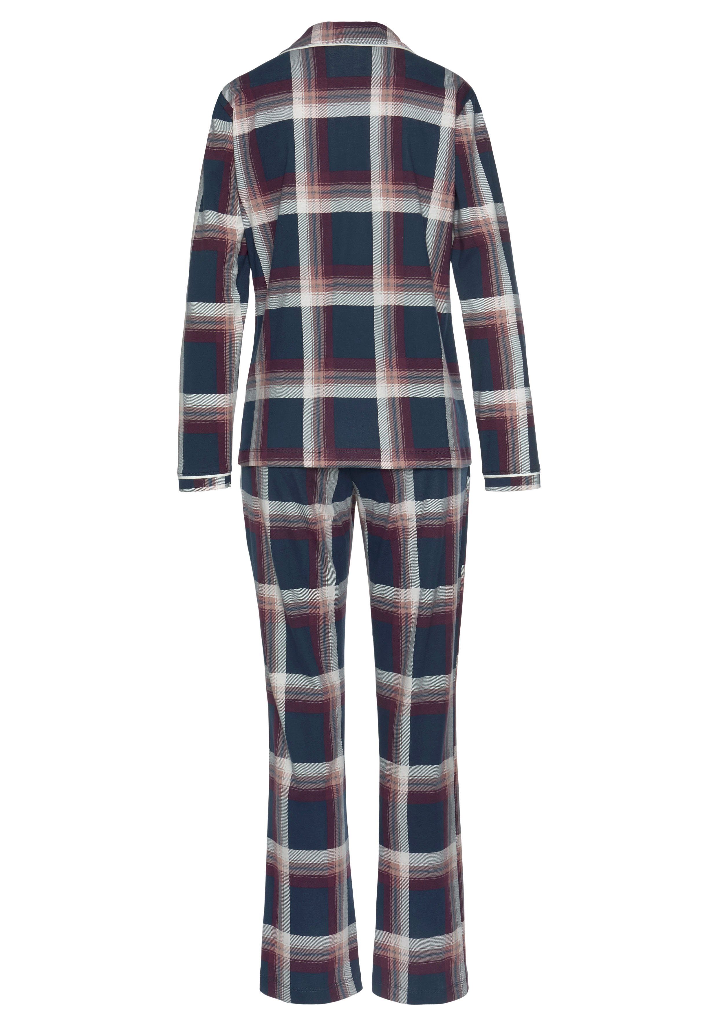 s.Oliver Pyjama (2 tlg) im klassischen Karo-Muster
