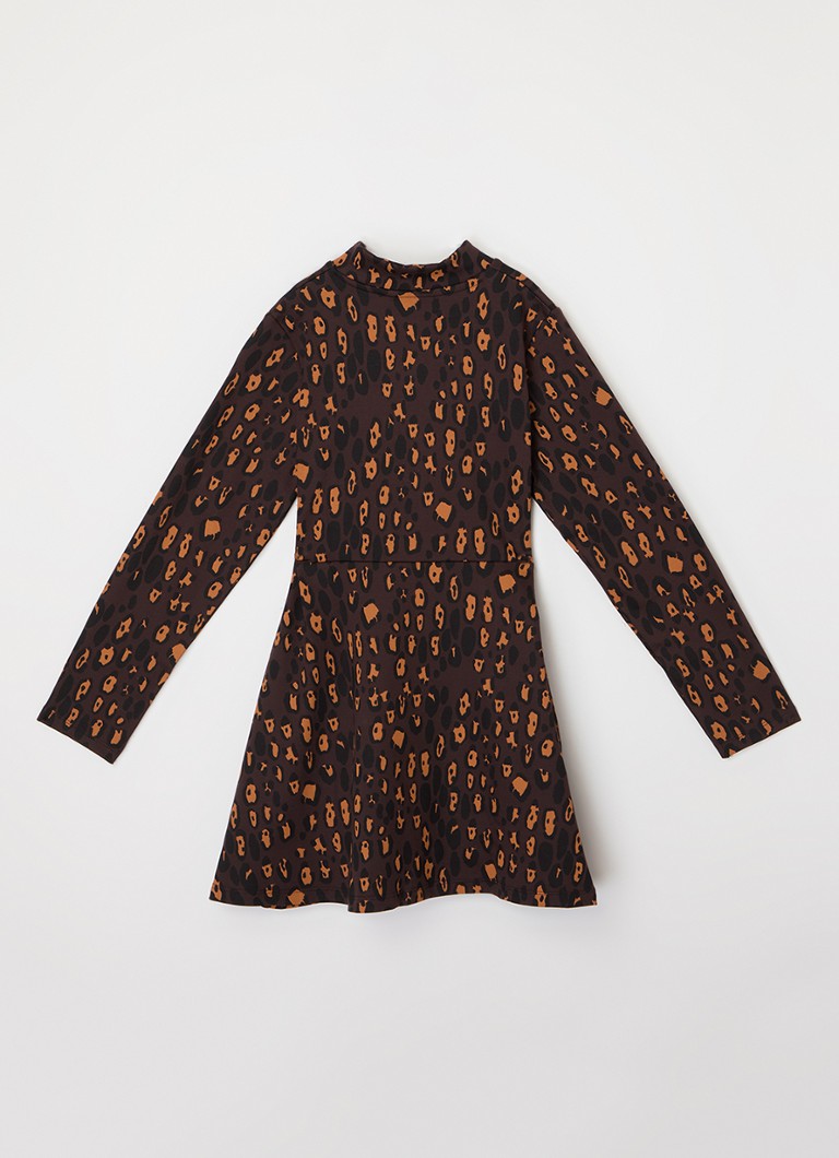 Abito corto Rodini con stampa leopardata