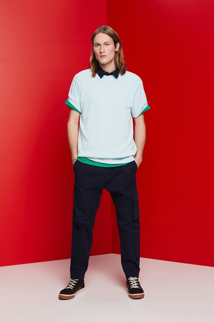 Geripptes T-Shirt