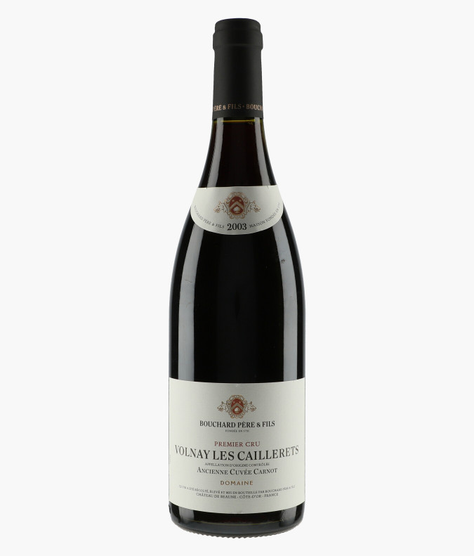 Volnay 1er Cru Les Caillerets Ancienne Cuvée Carnot (Ex-Domaine 2023) 2003BOUCHARD PERE & FILS