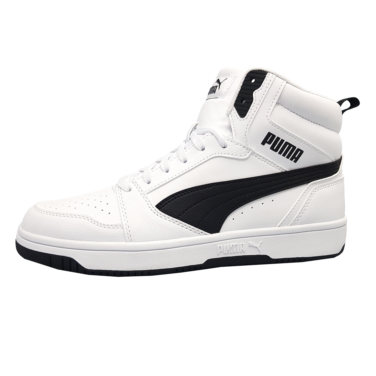 Puma Rebound V6 392326 Weiß 002 white/black