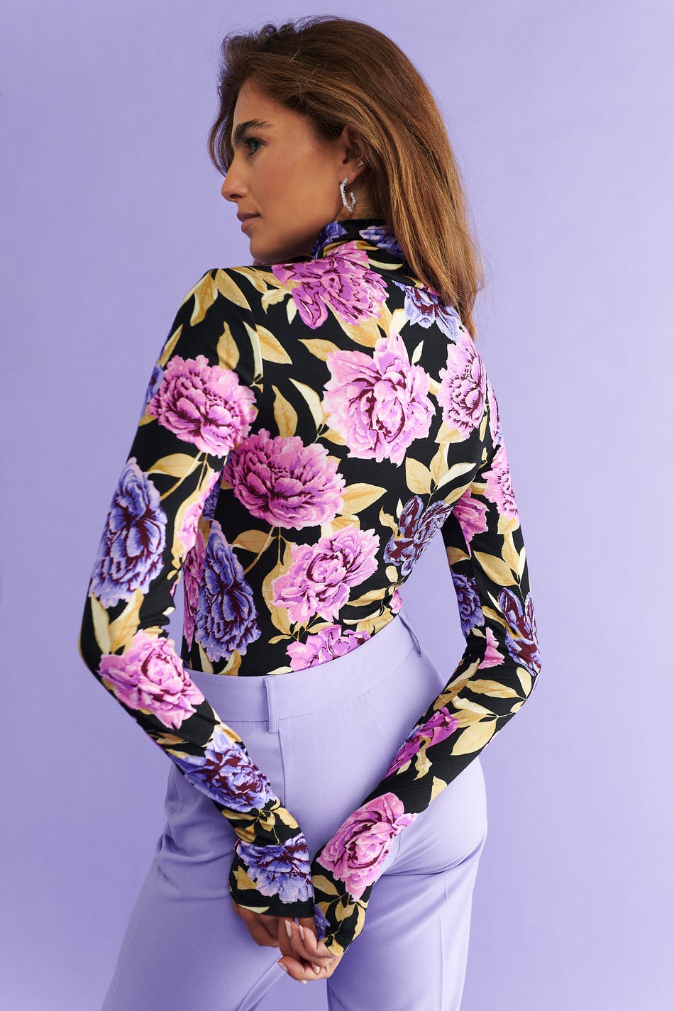 Soft turtleneck top