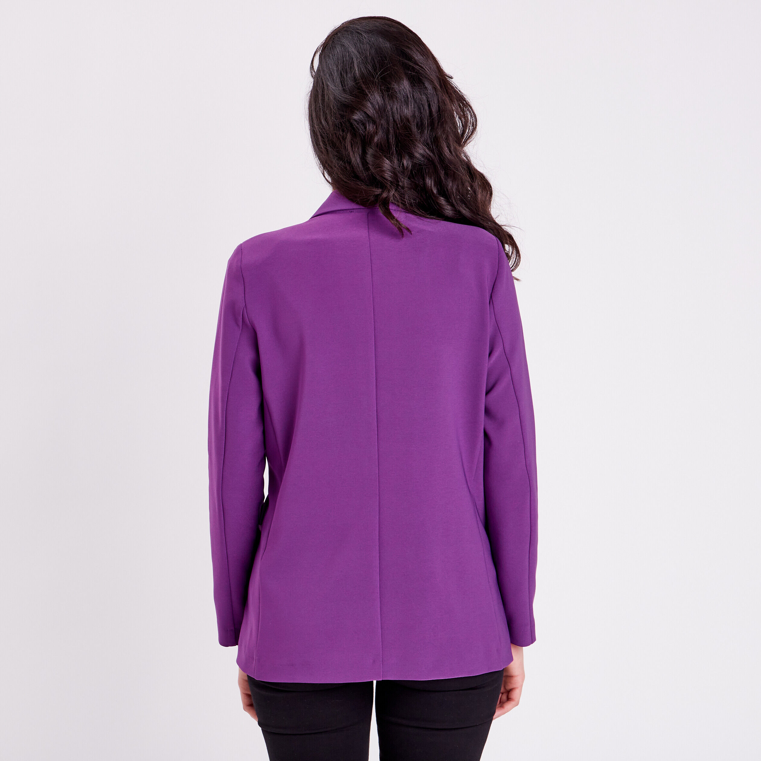 Veste blazer violet foncé femme | Cache Cache