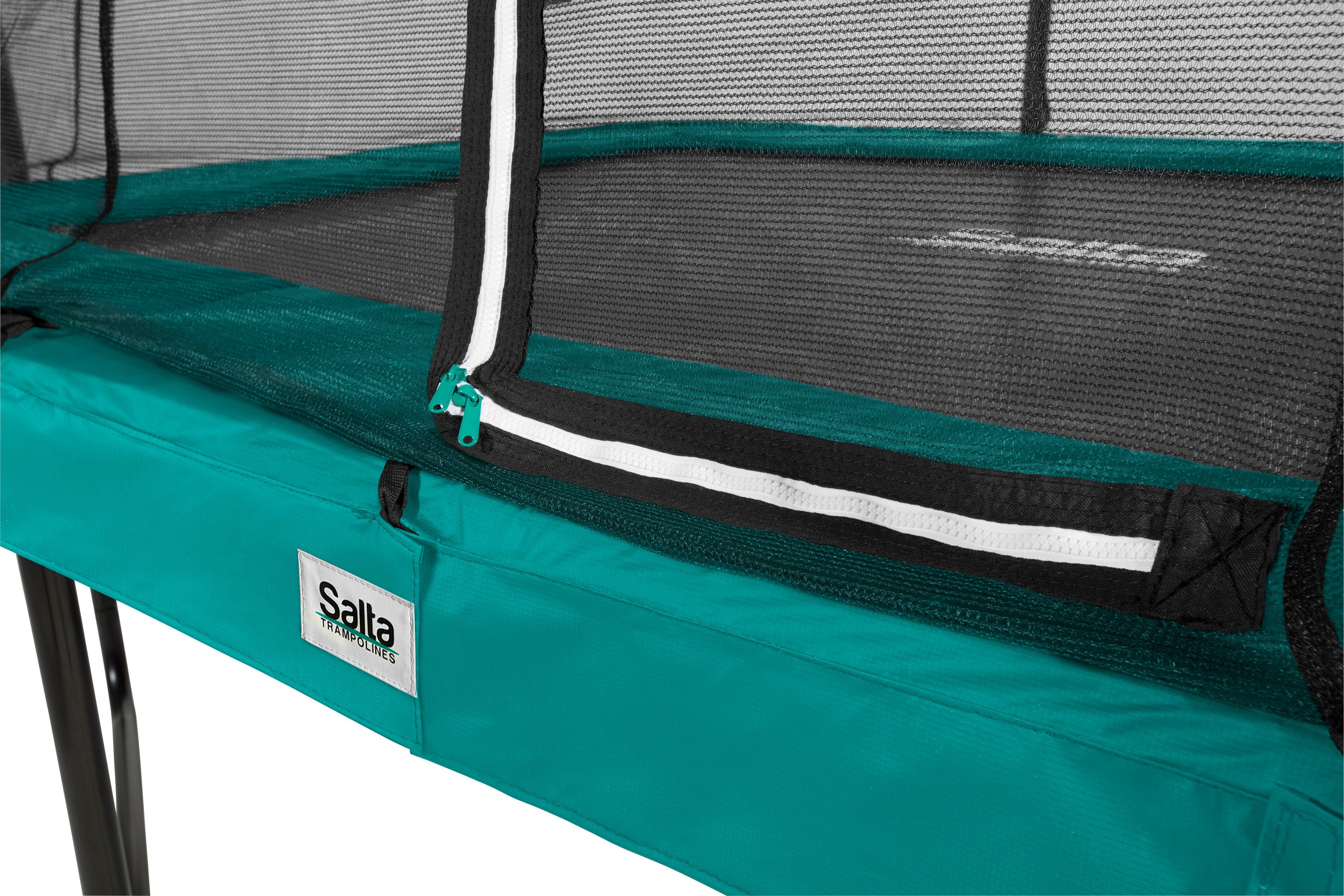Salta Gartentrampolin Comfort Edition, Schutzrand grün