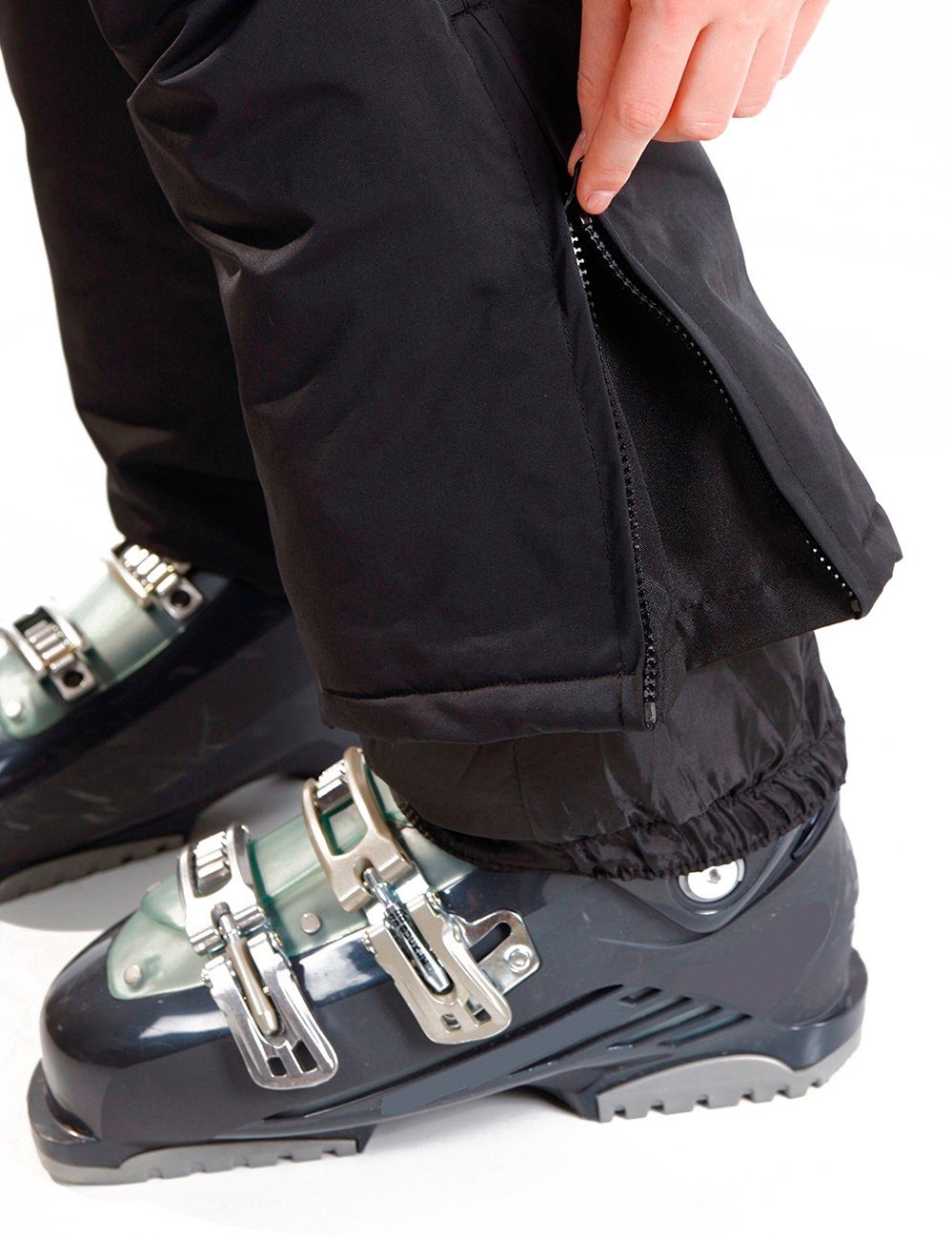Zoomyo Skihose Advanced Herren Skihose-/Snowboardhose Arlberg, Outdoorhose (Schneehose) leicht & wärmend, Schneefang am Saum, weitenverstellbar