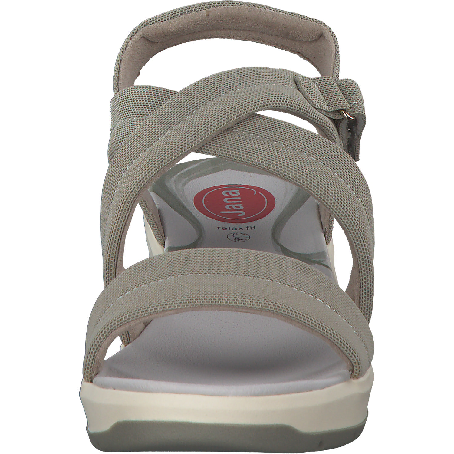 Jana Shoes 28760, Plateau-Sandaletten, Damen, sage