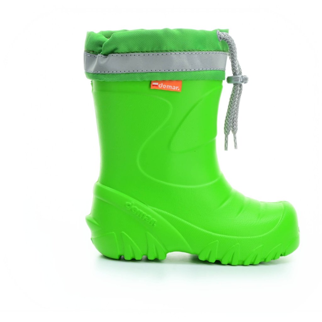 Demar Mammut Grün mit Wollinnensocke Gummistiefel
