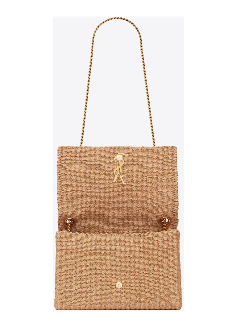 Borsa a tracolla media Kate di Saint Laurent con dettagli in pelle di vitello