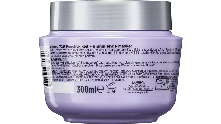 L'Oréal Elvital Hyaluron Maske 300 ml
