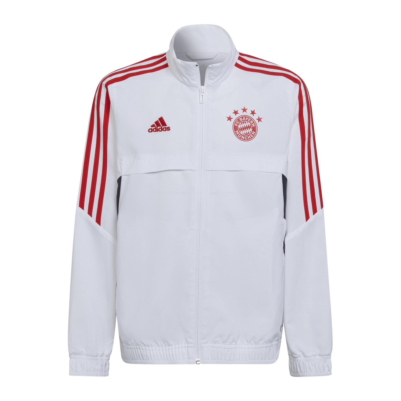 adidas FC Bayern München Prematch Jacke 2022/2023 Kids Weiss