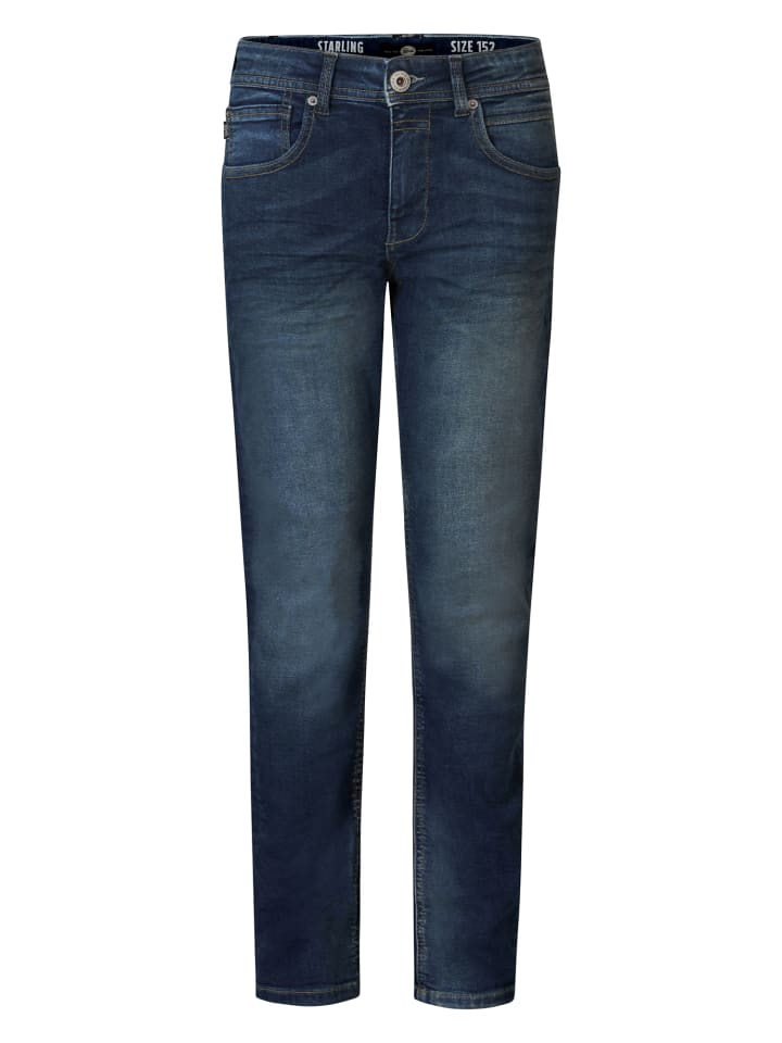 Petrol Industries Starling Straight Fit Denim Siku in Blau günstig kaufen