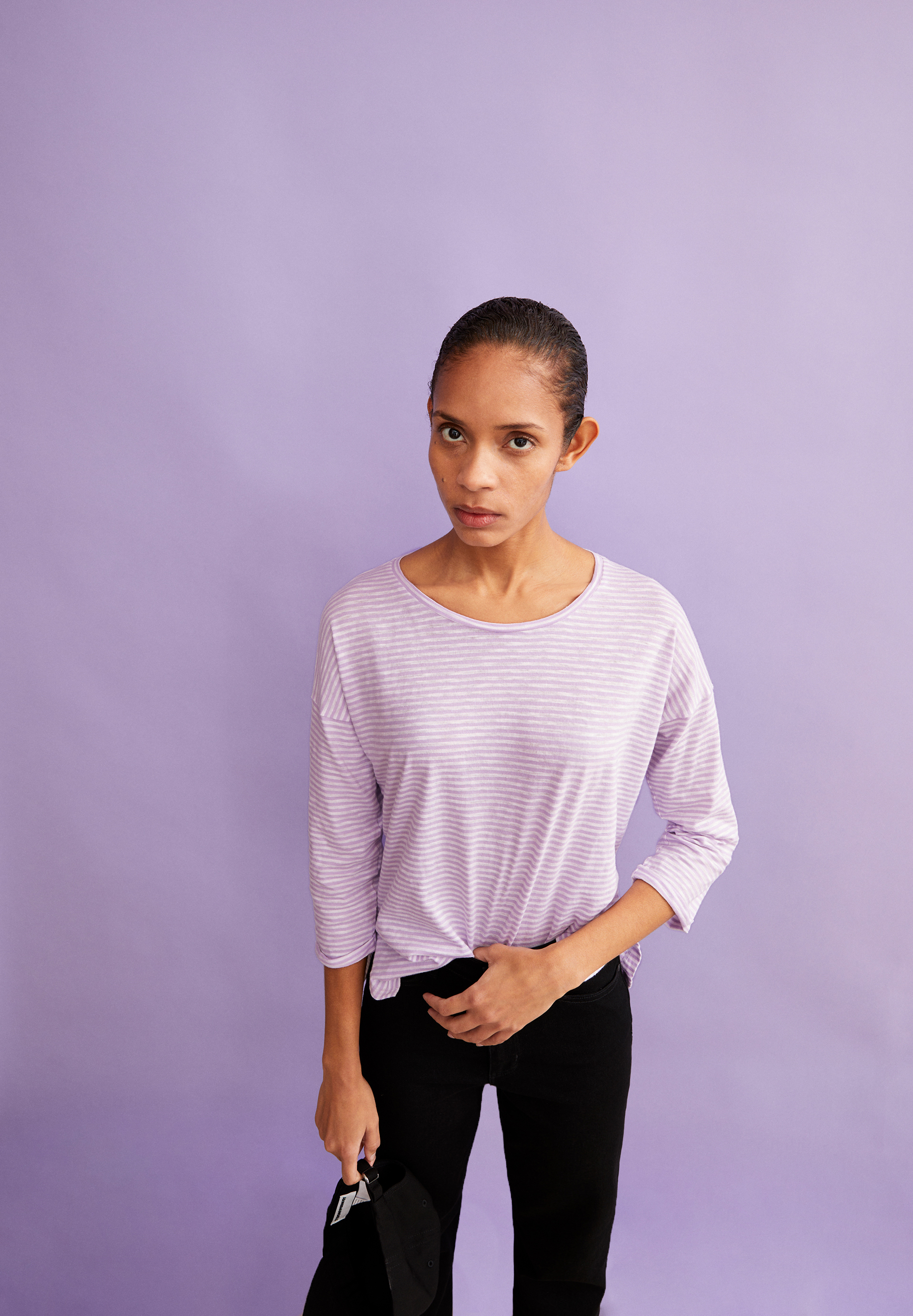 Longsleeve Oversized Fit aus Bio-Baumwolle