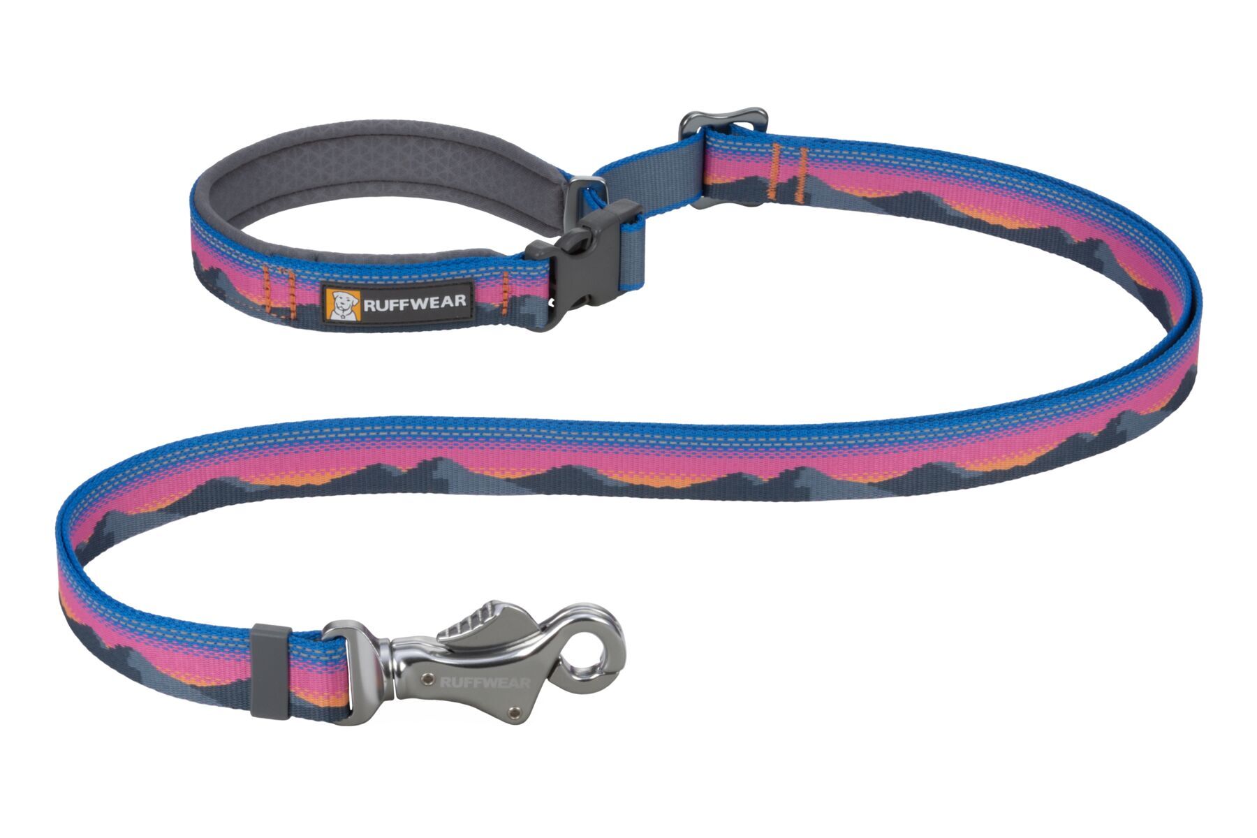 Ruffwear Hundeleinen Ruffwear Verstellbare Hundeleine Crag EX™ blau/ türkis/ rosa