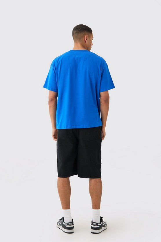 Oversize T-Shirt mit Applikation