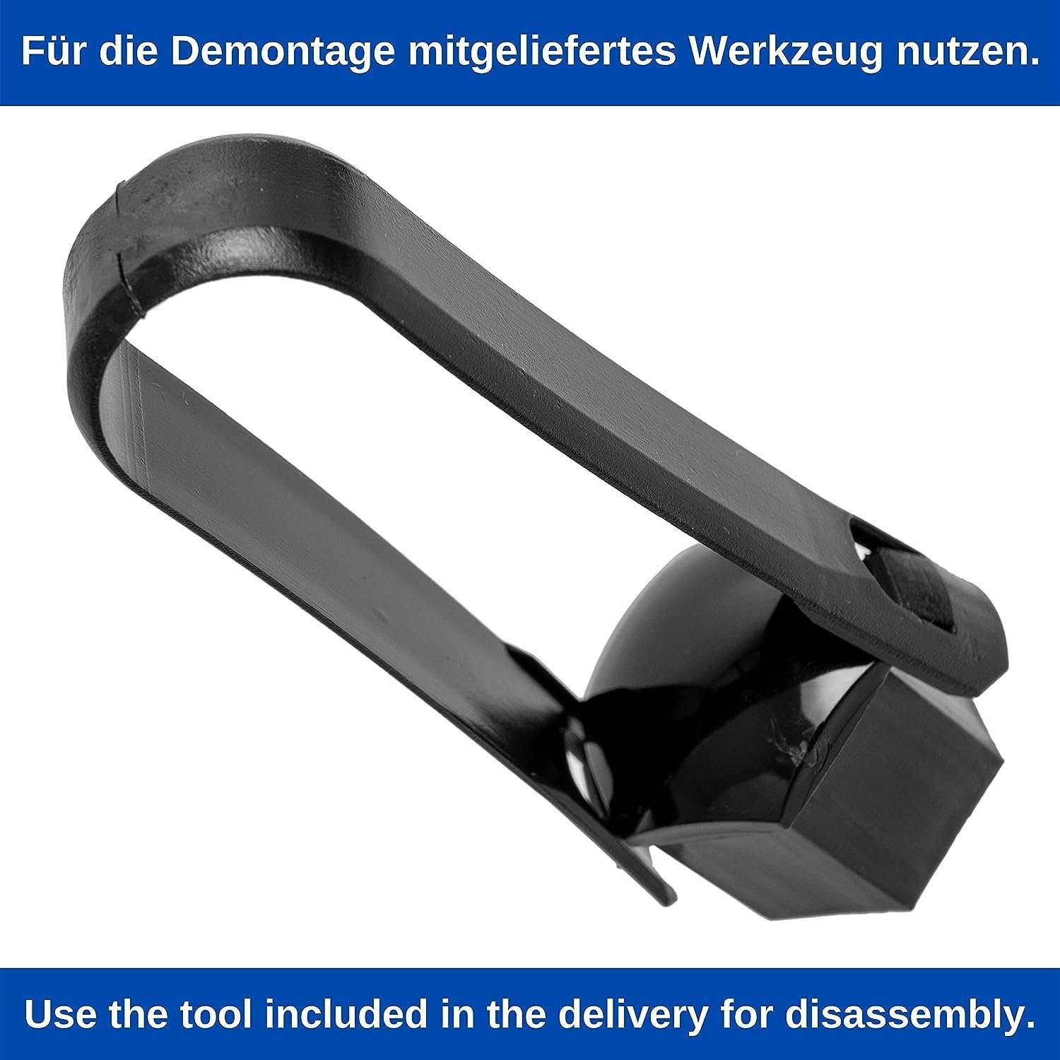 BlingBin Radkappen 17mm Radschrauben Radmuttern Bolzen Kappen Abdeckungen + Abzieher, (20-St., 20tlg)