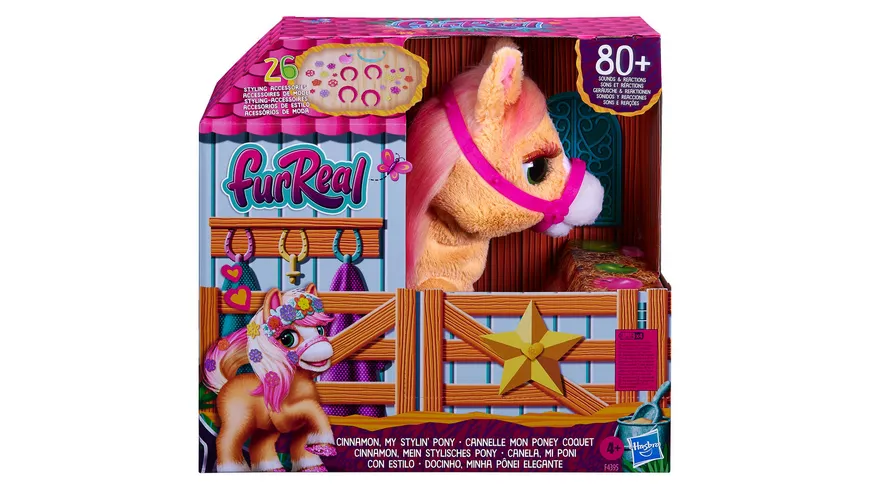 Hasbro - FurReal Friends - furReal Cinnamon, mein stylisches Pony