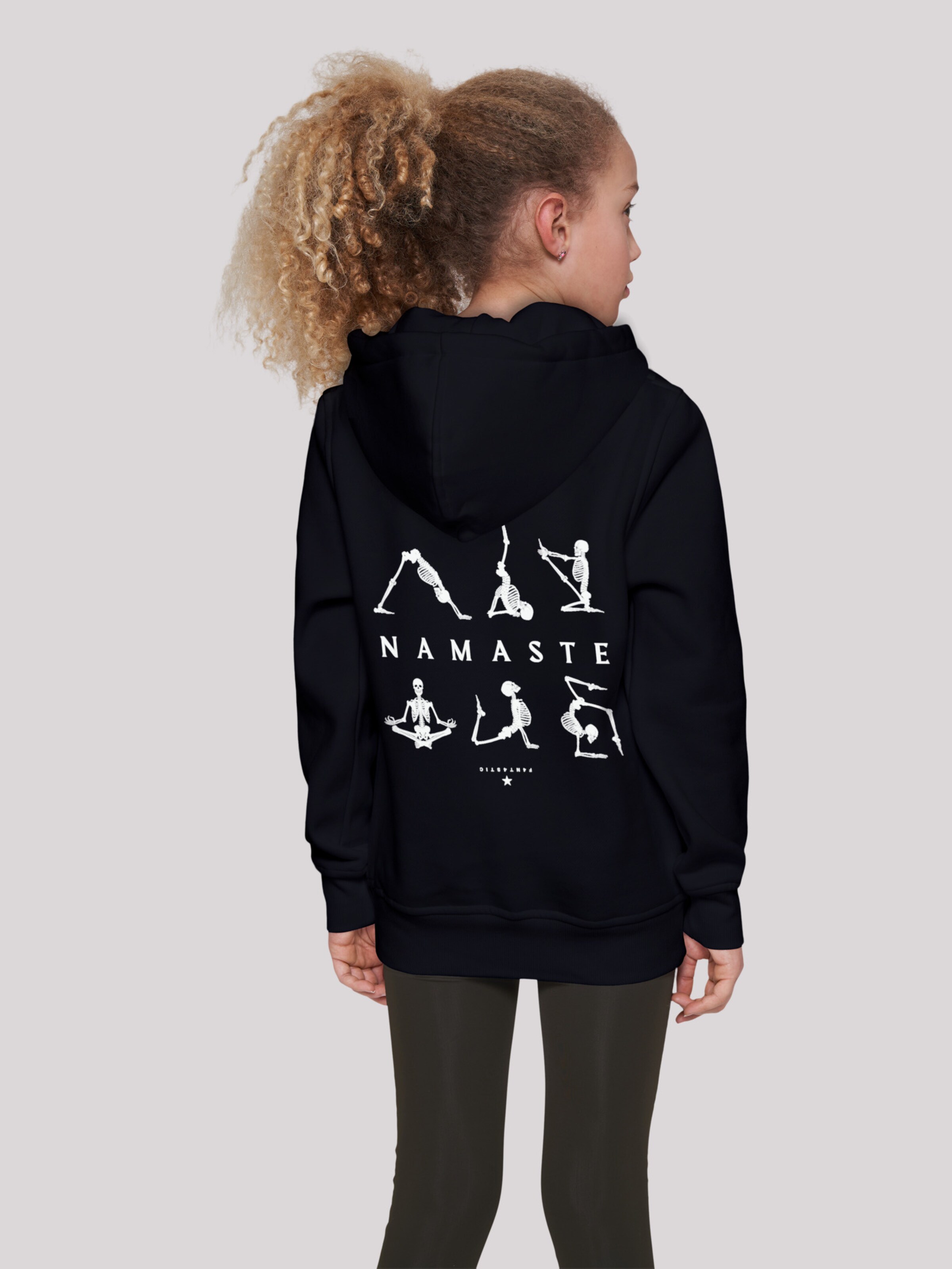 Sweatshirt 'Namaste Yoga Skelett Halloween'