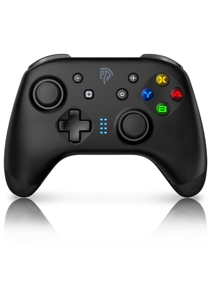 Almina EasySMX ESM-9124 Kabelloses Bluetooth/2,4GHz Gamepad Schwarz in Schwarz günstig kaufen onesize