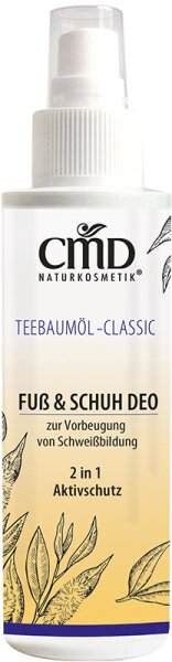 CMD Naturkosmetik Teebaumöl Fuss & Schuh Deo Deodorant Spray
