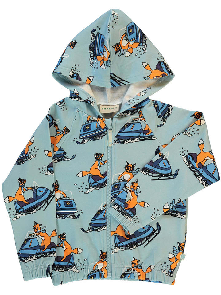Småfolk Sweatjacke in Hellblau günstig kaufen