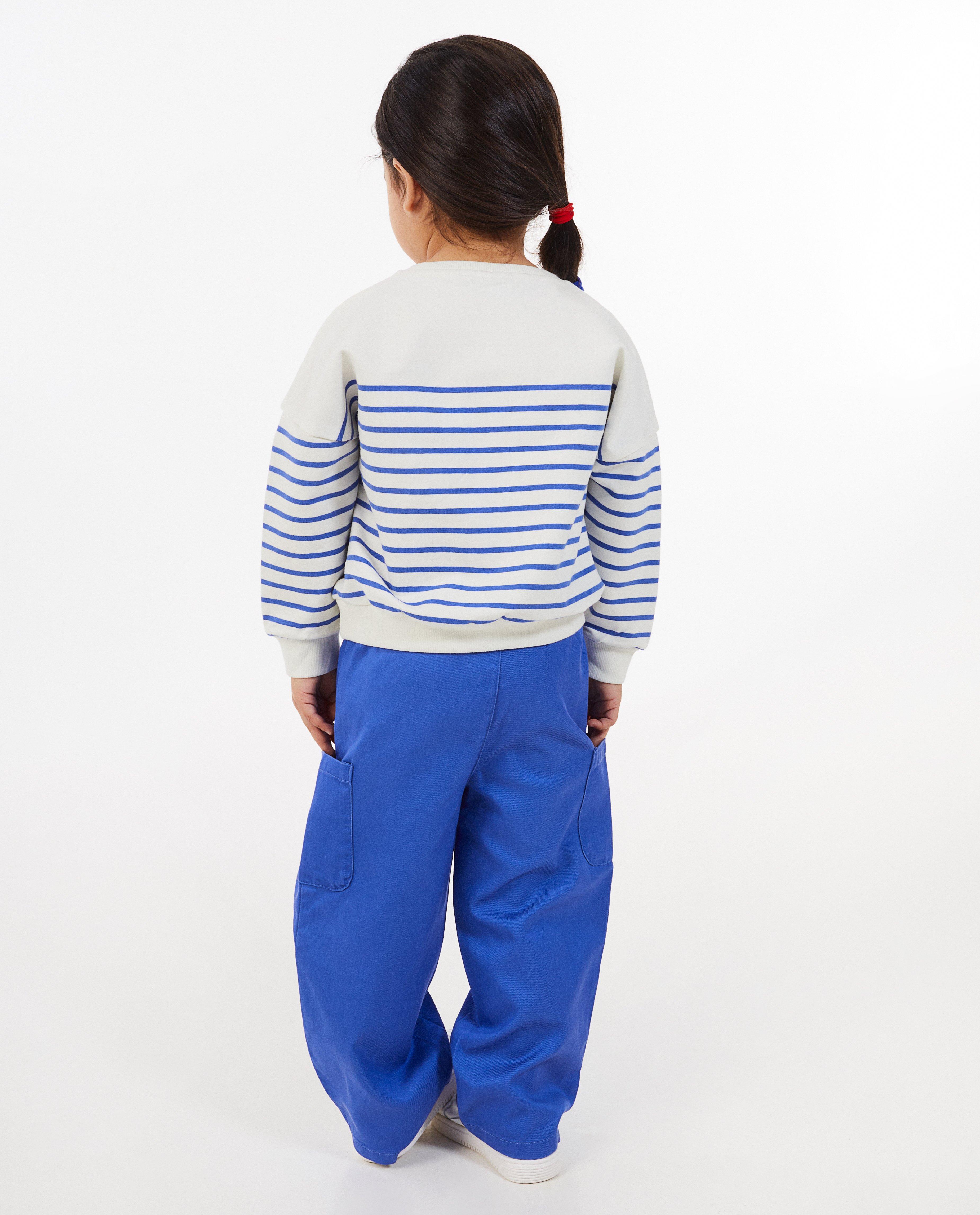 Pantaloni Samson Blue albaștri