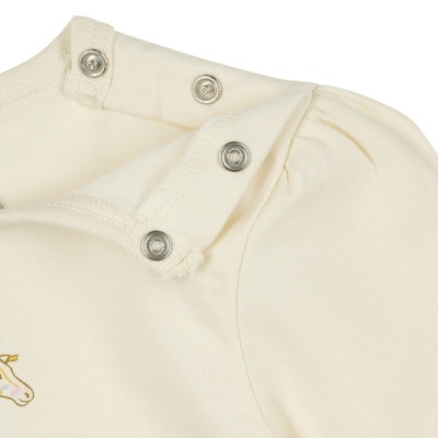 T-Shirt langarm, beige für Mädchen