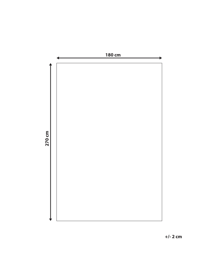 Beliani Outdoorteppich KOTA in Schwarz/Weiß - (W) 180 x (H) 0.5 x (L) 270 cm günstig kaufen onesize