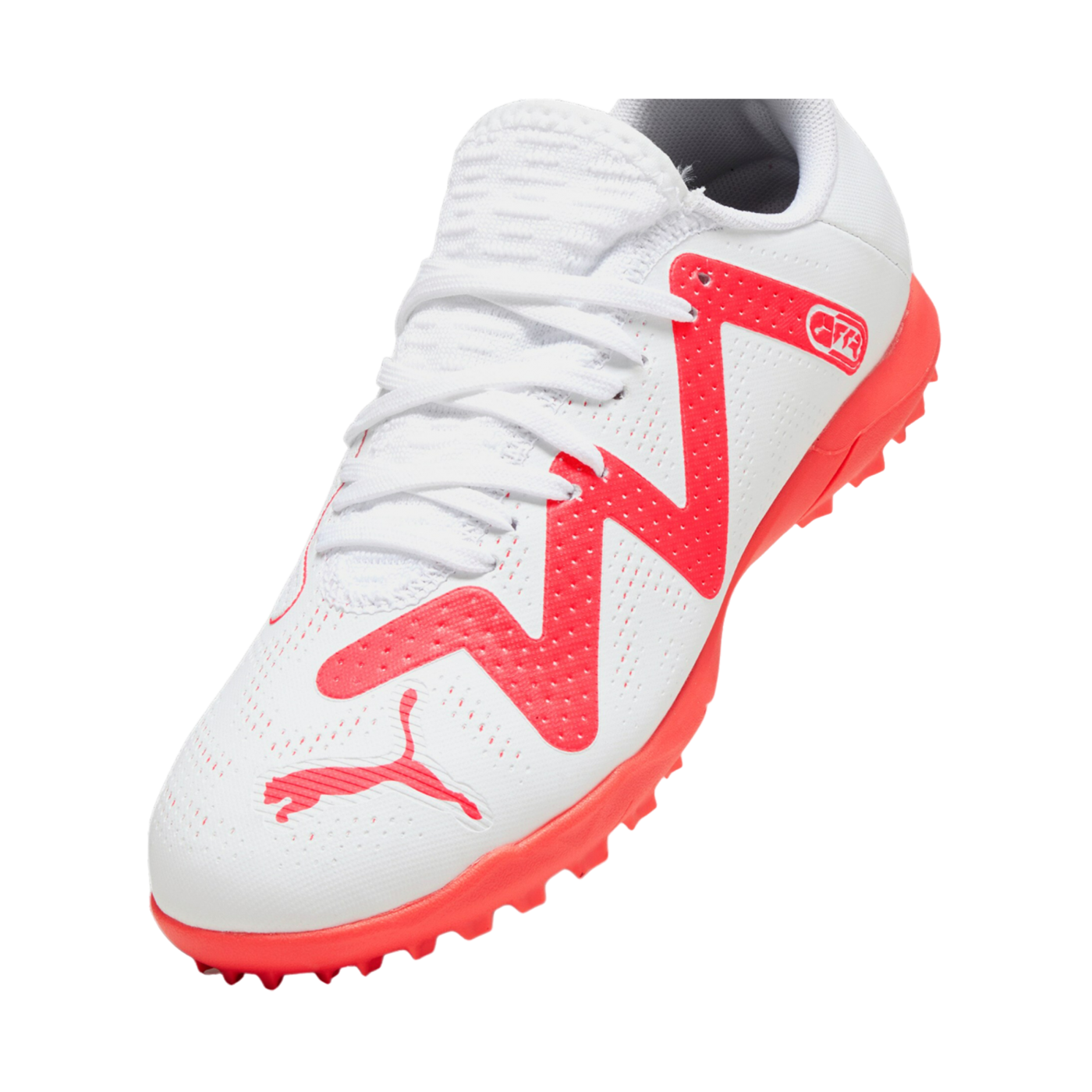 PUMA FUTURE Play TT Jr Kids Weiss Rot F01