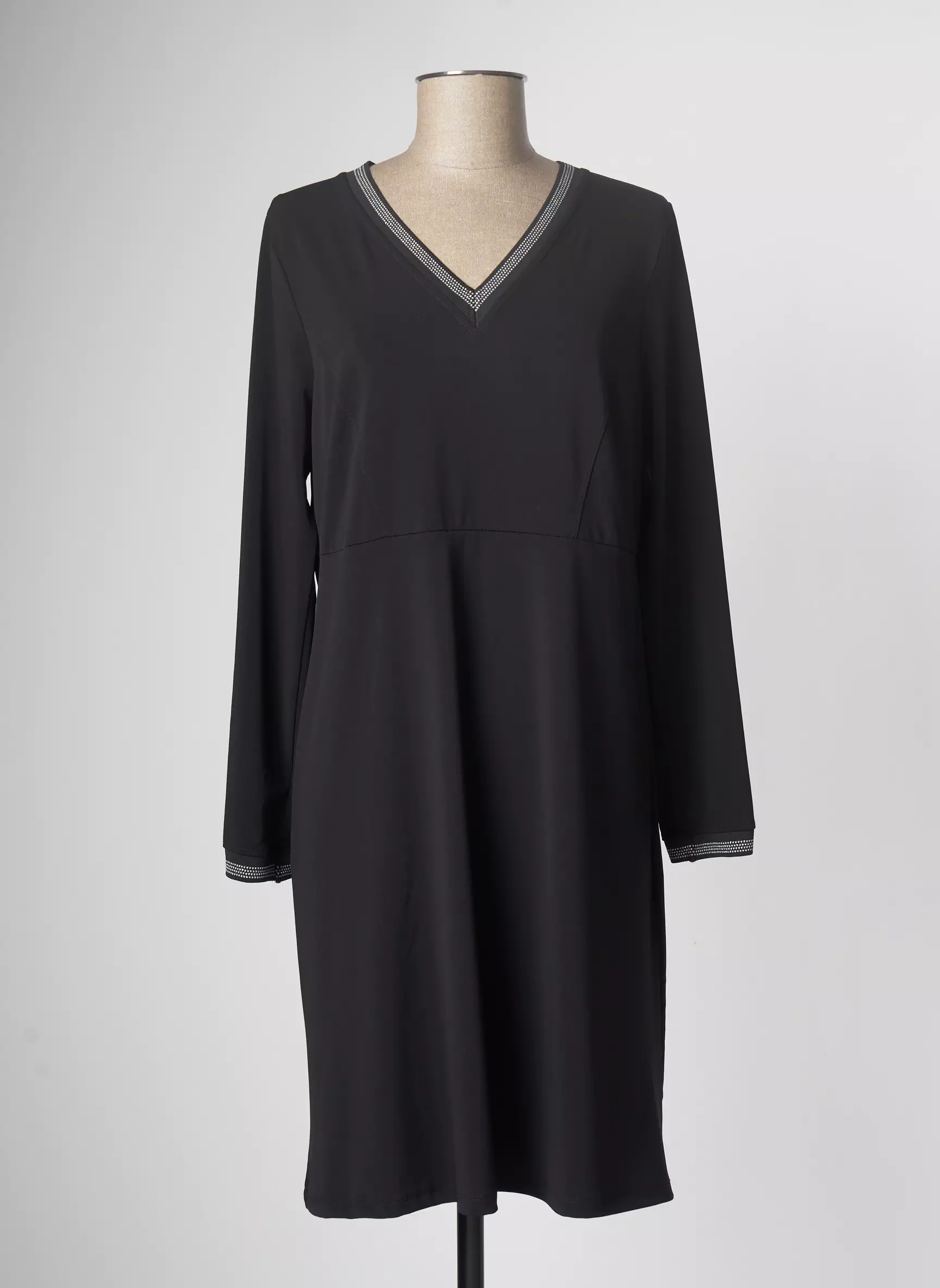 Mc Planet Robes Mi Longues Femme couleur noir