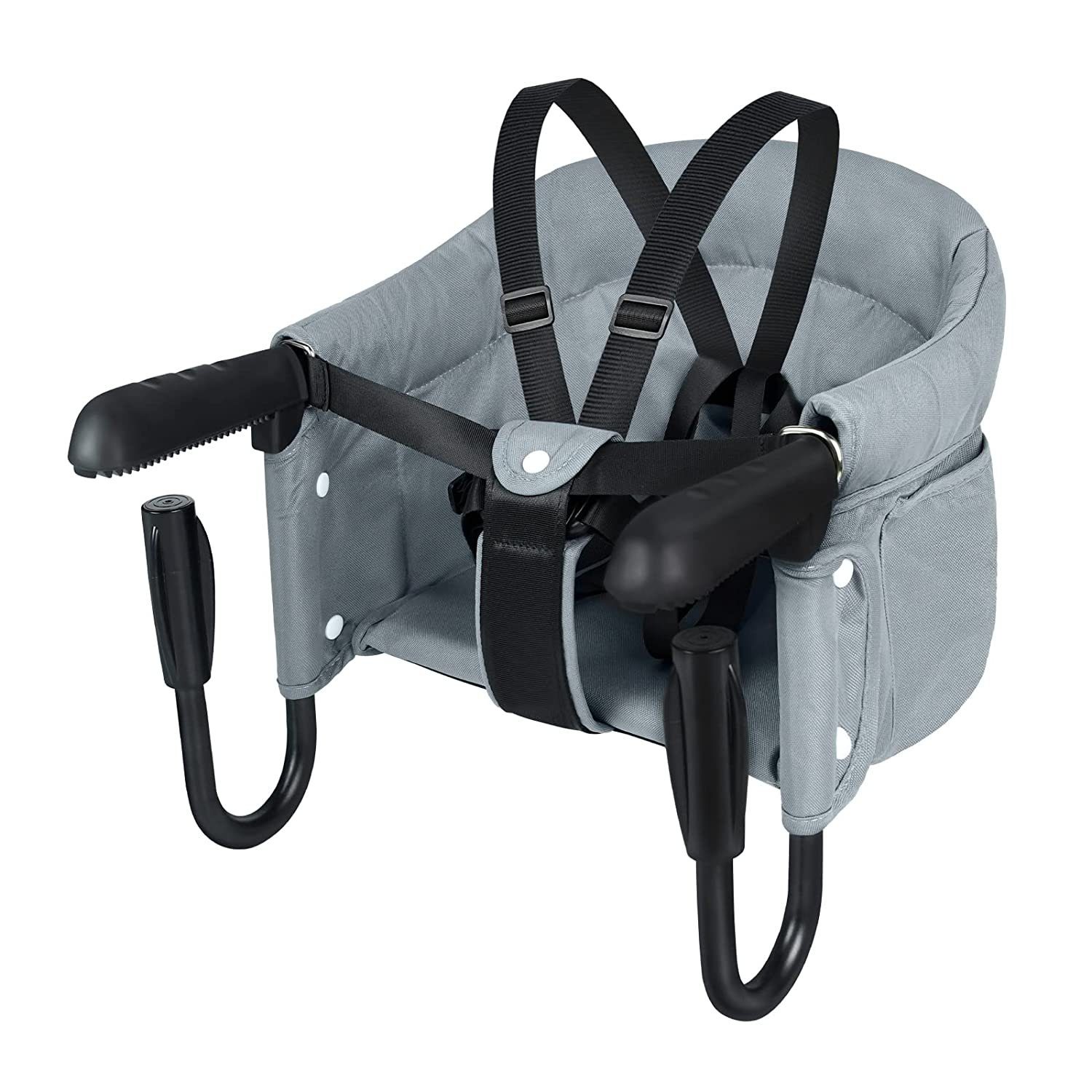 AUFUN Tischsitz Faltbar Babysitz Booster Sitz Baby Sitzerhöhung Hochstuhl, Tragbares Und Füllbares