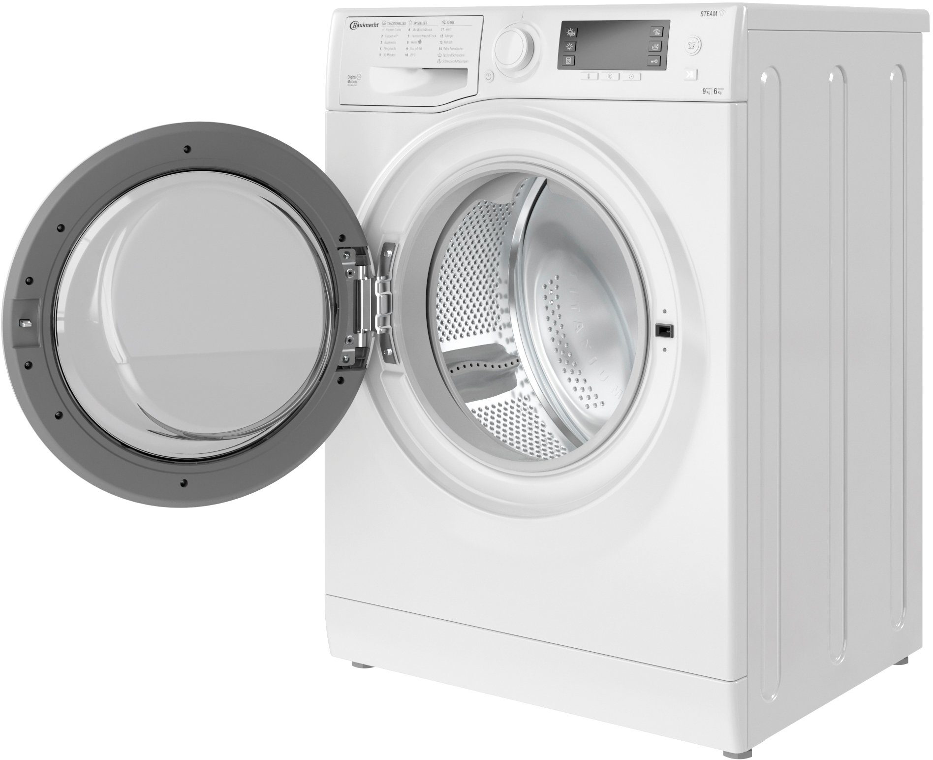 BAUKNECHT Waschtrockner WATK Pure 96L4 DE N, 9 kg, 6 kg, 1400 U/min