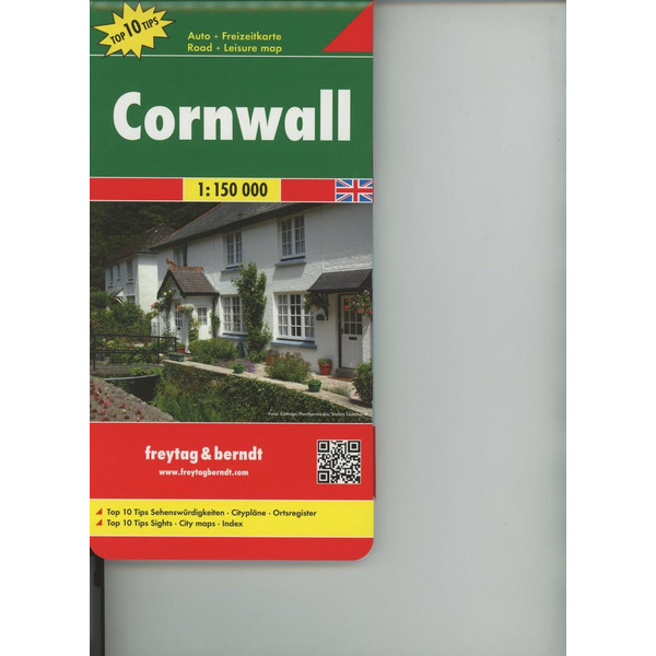 Cornwall 1 : 150 000. Autokarte - Straßenkarte