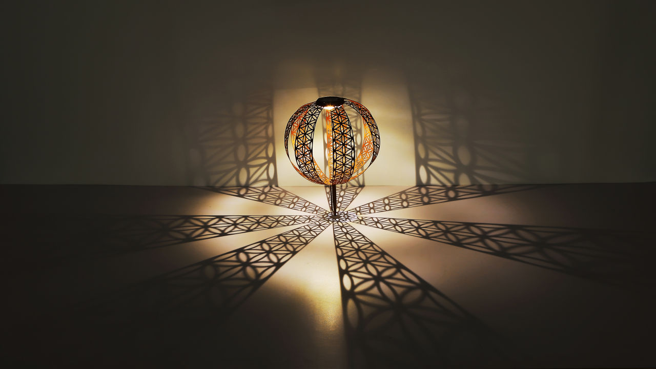 Globo Lighting - SOLARLEUCHTE METALL ROSTFARBEN, 1XLED - Solarleuchte Metall rostfarben, LED