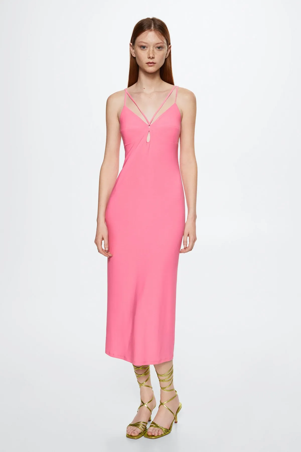 MANGO  Rosa Damenkleid 37022005